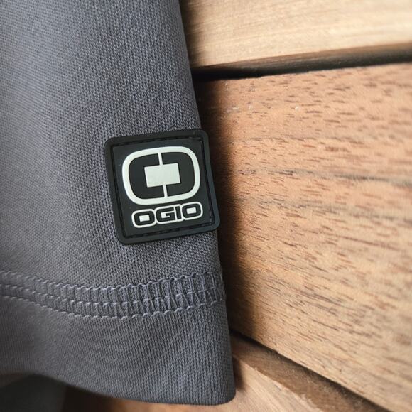 Ogio Mens Polo Golf Shirt Performance Short Sleeve XXL Gray uniform minimalist - Picture 3 of 10